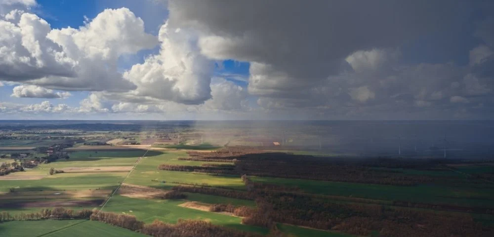 clouds and landscape