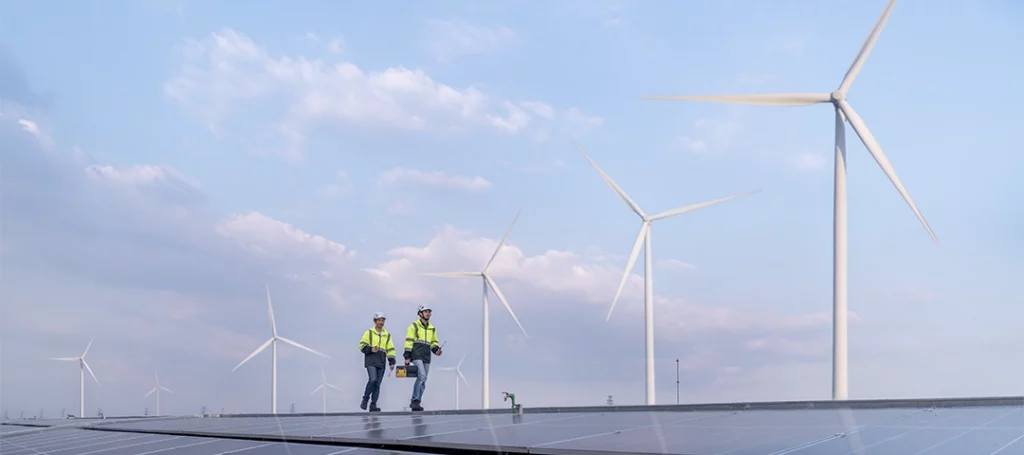 wind turbines